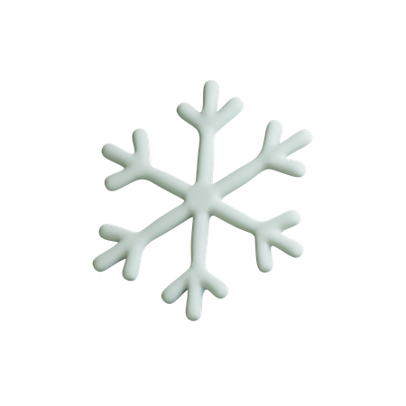 Flocon de neige  3D Illustration