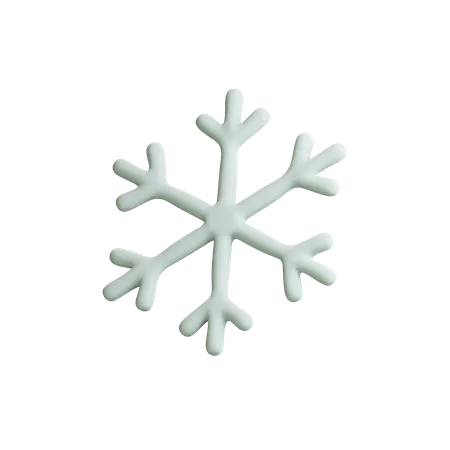 Flocon de neige  3D Illustration