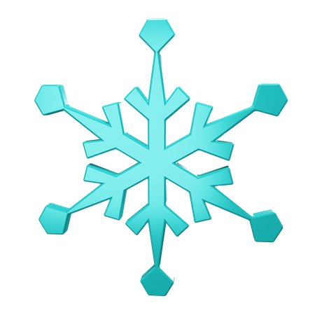 Flocon de neige  3D Icon