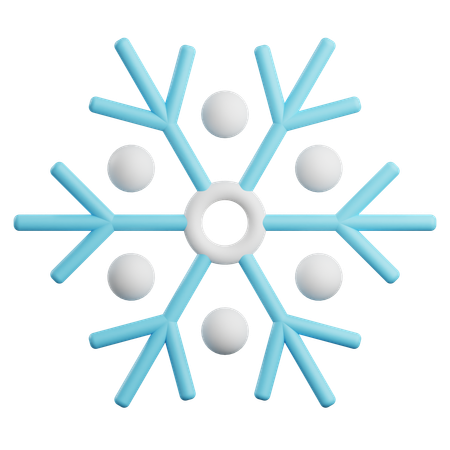 Flocon de neige  3D Icon
