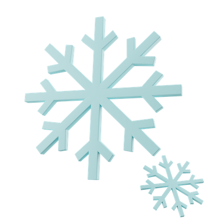 Flocon de neige  3D Icon