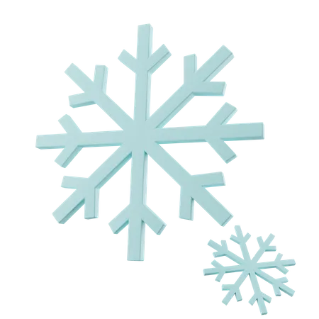 Flocon de neige  3D Icon