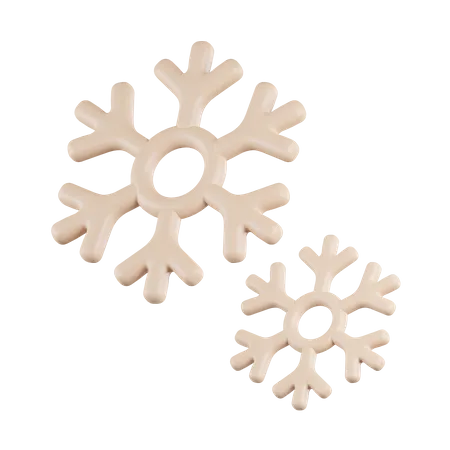 Flocon de neige  3D Icon