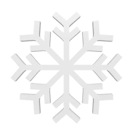 Flocon de neige  3D Icon