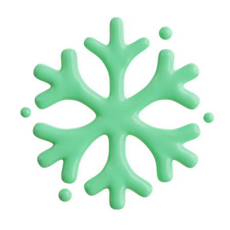 Flocon de neige  3D Icon