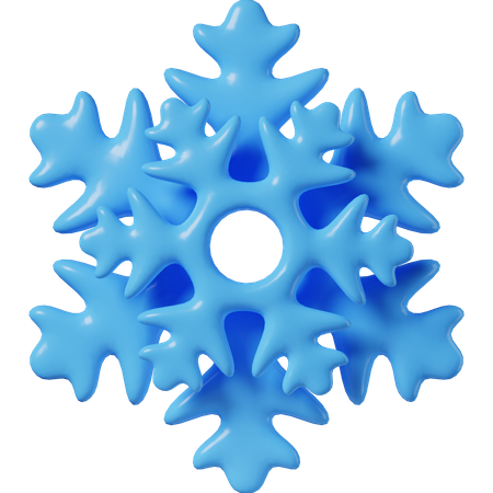 Flocon de neige  3D Icon