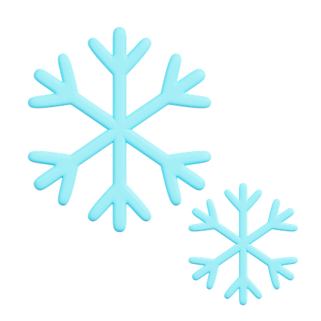 Flocons de neige  3D Icon