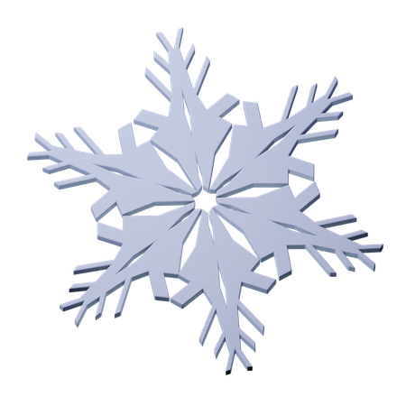 Flocons de neige  3D Icon