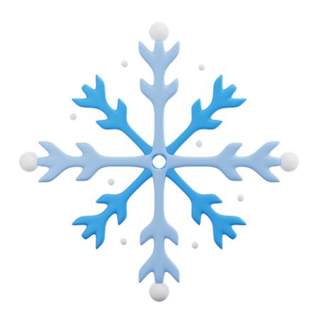 Flocons de neige  3D Icon