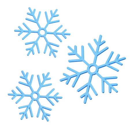 Flocons de neige  3D Icon