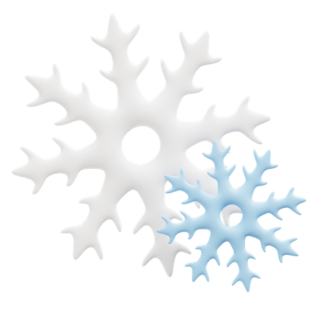 Flocons de neige  3D Icon