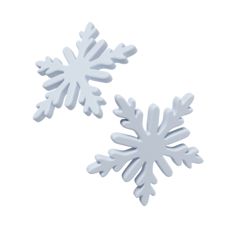 Flocons de neige  3D Icon