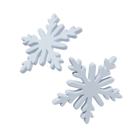 Flocons de neige  3D Icon