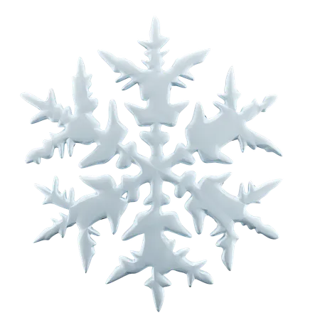 Flocons de neige  3D Icon