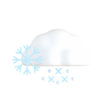 Flocons de neige  3D Icon