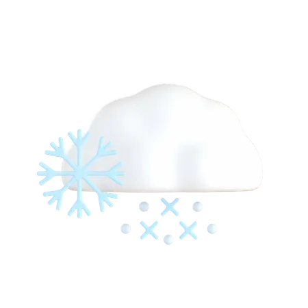 Flocons de neige  3D Icon