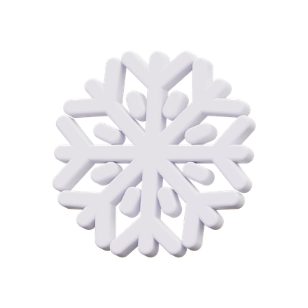 Flocos de neve  3D Icon