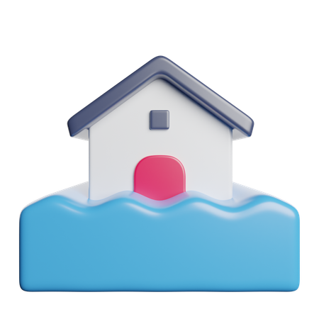 Flood  3D Icon