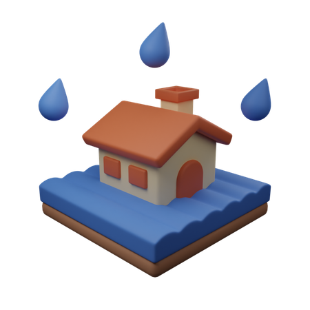 Flood  3D Icon