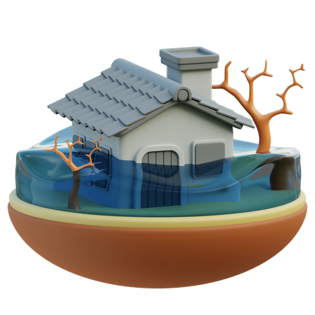 Flood  3D Icon