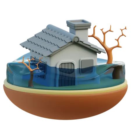 Flood  3D Icon