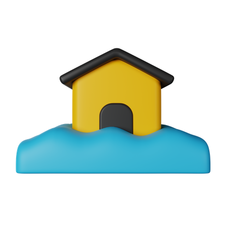 Flood  3D Icon