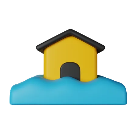 Flood  3D Icon