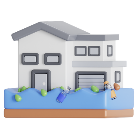 Flood  3D Icon