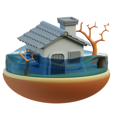 Flood  3D Icon