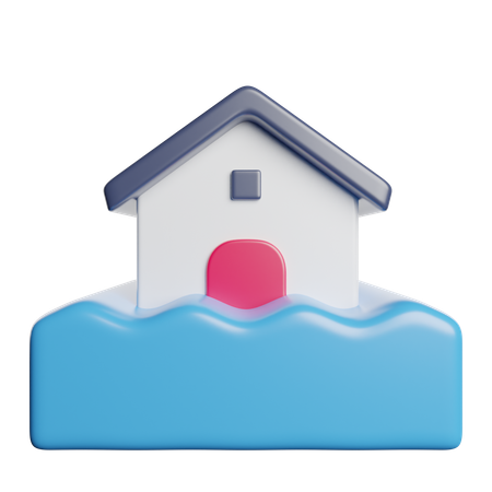 Flood  3D Icon