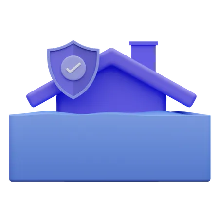 Flood Insurance  3D Icon