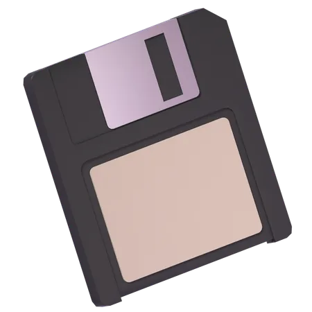 Floppy Disk Illustration In 3 D Design 3D Icon