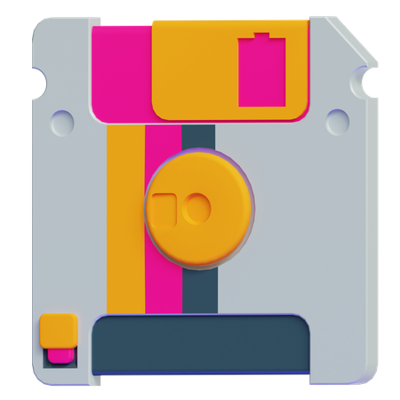 플로피 디스크  3D Icon
