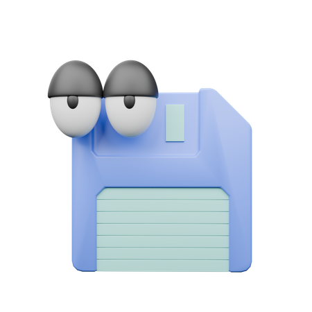 フロッピーディスク  3D Icon