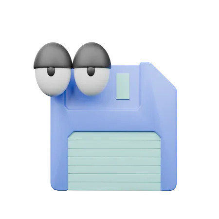 フロッピーディスク  3D Icon