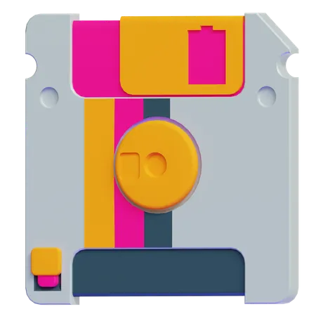 플로피 디스크  3D Icon