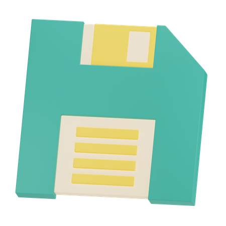 Floppy Disk  3D Icon