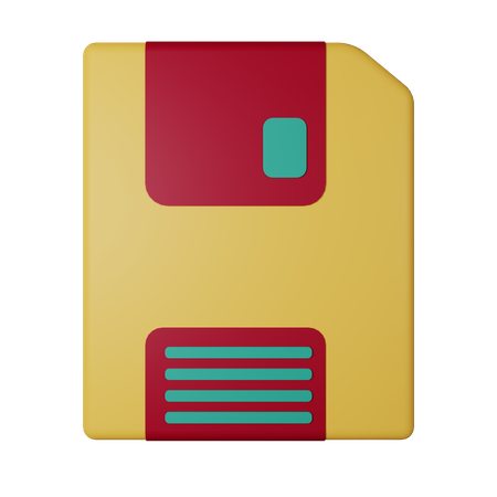 Floppy Disk  3D Icon