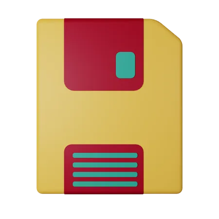 Floppy Disk  3D Icon