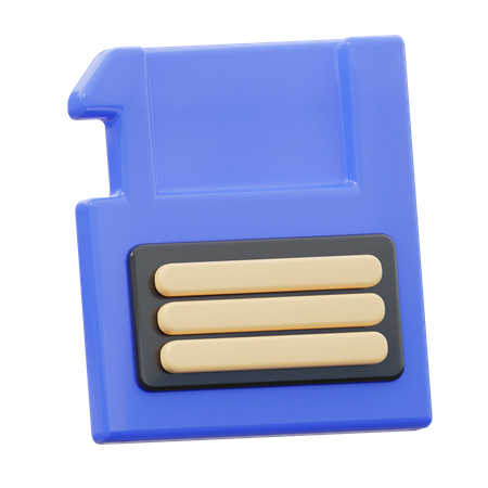 Floppy Disk  3D Icon