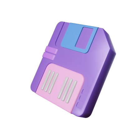 Floppy Disk  3D Icon