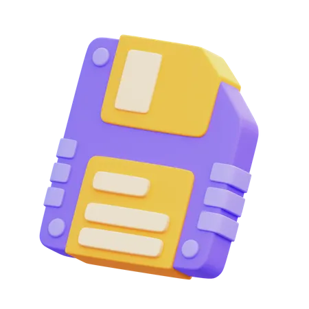 Floppy Disk  3D Icon