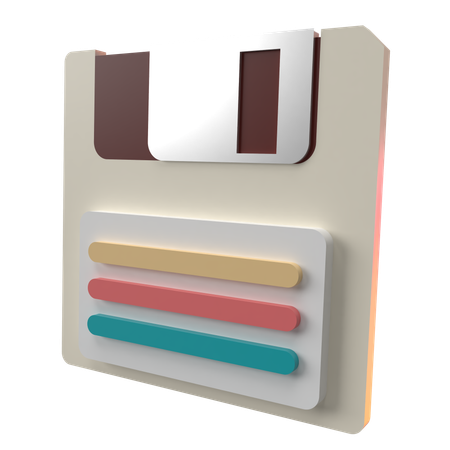 Floppy Disk  3D Icon