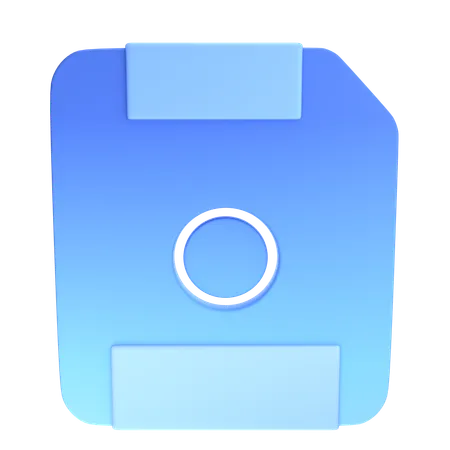 Floppy Disk  3D Icon