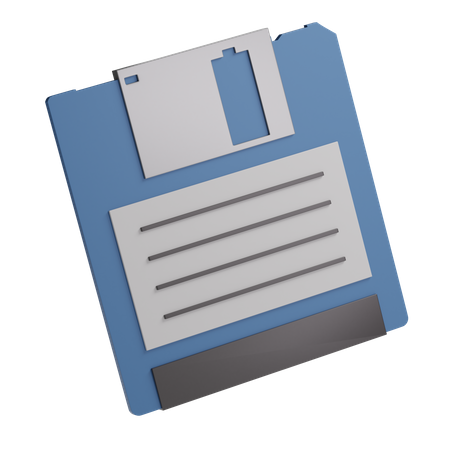 Floppy Disk  3D Illustration