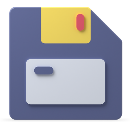 Floppy Disk  3D Illustration