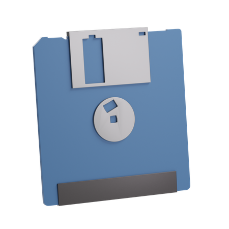 Floppy Disk 3D Illustration