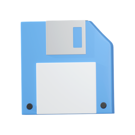 Floppy disk 3D Illustration