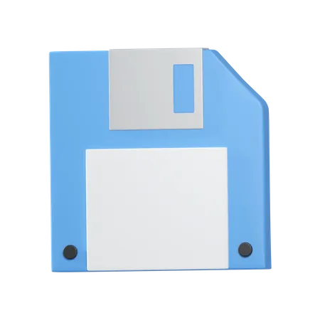 3 D Rendering Of Floppy Disk Save Icon Isolated 3D Illustration