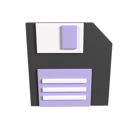 Floppy Disk  3D Illustration